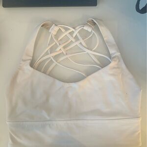 Lululemon Athletica Cream Sports Bra